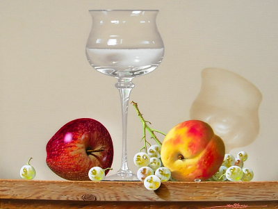 Fresh Fruit & Glass